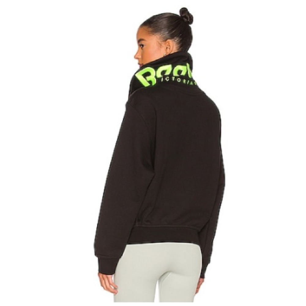 Black Jacket with Neon Green Accents